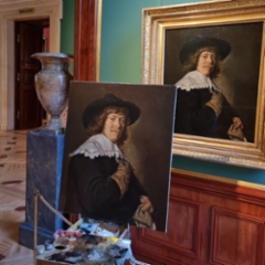 2022, Jäljennös Frans Halsin maalauksesta