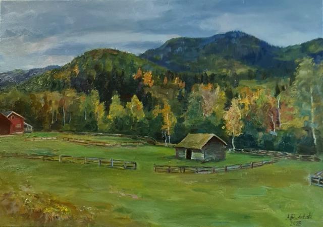 SOLD 2025, Lato, Öljy kankaalle 50x70cm