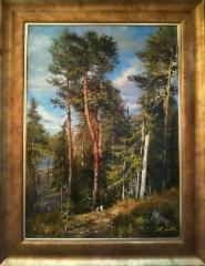 SOLD 2020, Kev&auml;ist&auml; mets&auml;&auml; Kivisalmessa, Maisemamaalaus