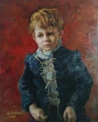 1600&euro; 2024 Gustav Eerikinpoika, tutkielma diplomity&ouml;t&auml; varten, &Ouml;ljy kankaalle 40x50cm