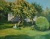 950&euro; 2026, Omenapuun alla,&Ouml;ljy kankaalle 40x50cm