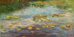 2000&euro; 2023, Lumpeita, &Ouml;ljy kankaalle 65x125cm
