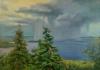 SOLD 2026, Kaatosade, &Ouml;ljy kankaalle 70x100cm