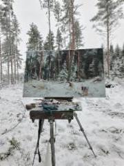 2025, Liperi, Ulkoilmamaalausta