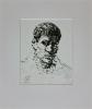 SOLD 2023 Omakuva, tussi paperille 16x12,5cm