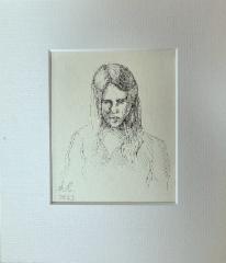 200&euro; 2023, Diana, tussi paperille 12x10cm