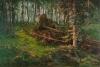 3000&euro; 2024, Ikimets&auml;, &Ouml;ljy kankaalle 80x120cm