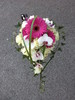 ruusu, gerbera ja orkidea