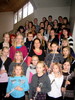 Musiikkiopiston entisiä ja nykyisiä huilisteja Tutti Flutti - huiluorkesterin tapaamisessa Äänekoskella 27.1.2012-28.1.2012