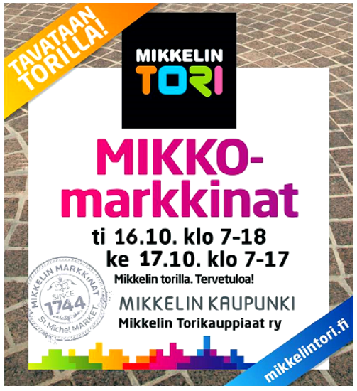 mikkelin_mikkomarkkinat_16.-17.10.2018_-_torilla_tavataan mikkelin_mikkomarkkinat_16.-17.10.2018_-_torilla_tavataan