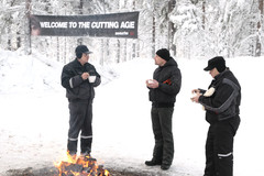 Rovaniemi 24.1.2015 - CUTTING AGE TOUR - uusien Komatsu -harvestereiden esittelykierros