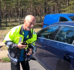 Liikenneturvallisuustutkimukset Alastarolla 25.5.2016. Hengessä mukana Liikenneturva.