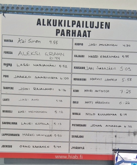 Puunkuormaajamestari 2016 - Seinäjoki 1.6.2016 - Asikainen ykkönen.