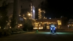 Terminator Syyskiertue 2016, UPM Pietarsaari,tehtaan valot.