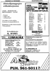 Alukarikka - Alu-Botnia Oy, Maxmo - mainos historian ensimmäisessä Konepörssissä 1/1981 - 35 vuotta sitten