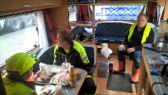 KUORMATILAA - kiertuevaunussa on tilaa ja huipputarjoilut sek&auml; huipputarjoukset.