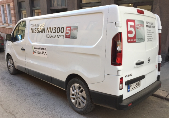 Nissan NV 300 pakettiauto - Ammattilehti koeajaa