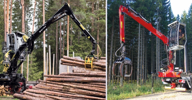 V-Kran ja Penz: Järkivaihtoehdot puutavaranosturiksi 