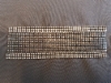 Nro 17 Kivinauha musta tai harmaa 10 riviä ja kirkas 3x2 (3+10+3 16 rivinen) laattojen päälle 80 euroa