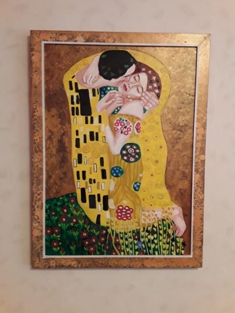 Kiss ,Gustav Klimt