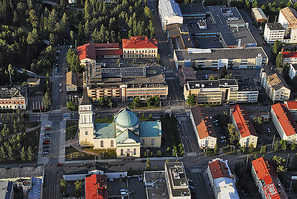 Oulun keskustaa