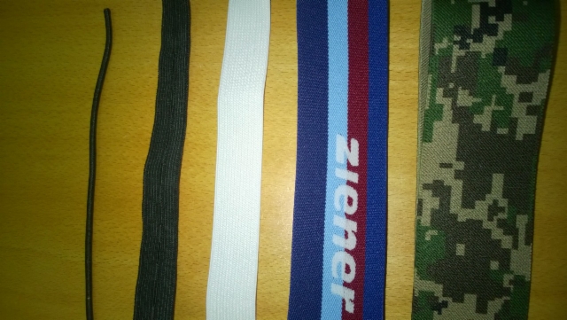 Joustavat nauhat/ Elastic webbings Joustavat nauhat/ Elastic webbings