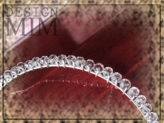 Tennis bracelet, "Memory"  close-up 2