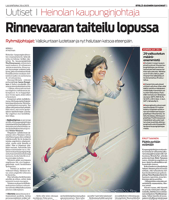 Etelä-Suomen Sanomat 20.4.2013