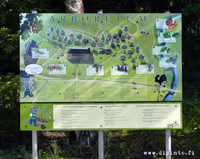 Arboretum, map