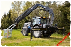 JAKE 900 LC + Boom Support, Hiab X-HIPRO 192, Valtra T153h
