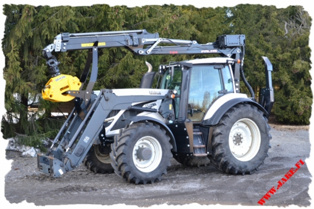 JAKE 904 + Boom Support and Grapple Holder + Armor + Axle Stabilizer + HD Legs, Palms 7.94, Valtra T194D