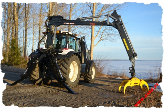 JAKE 904 + Boom Support and Grapple Holder + Armor + Axle Stabilizer + HD Legs, Palms 7.94, Valtra T194D