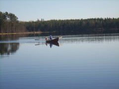 On the lake Ylimmäisellä