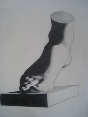 The foot of the Medici Venus