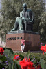 fi, hki, statue of aleksis kivi, lila,  20110820. photo hannu sinisalo (6)
