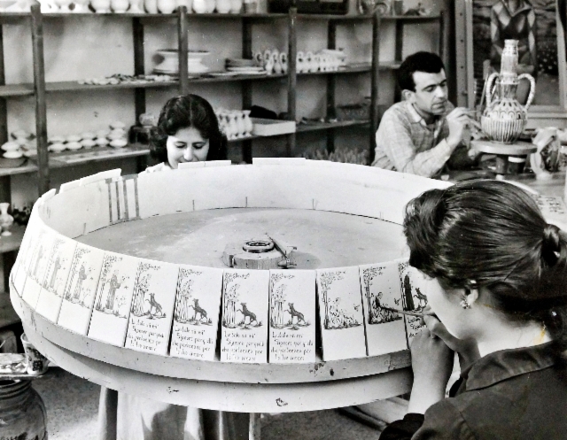 0023._titano_or_marmaca_painting_st._francis-tiles_united_press_photo_january_1958.