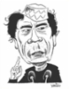 Muammar Gaddafi, tussi A4. Hinta vastaavasta 180 €