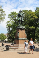 Pietari suuren patsas Kronstadtissa
