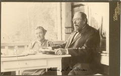 Samuel ja Mimmi Hellman  Lehtolan verannalla Kukolassa elokuussa 1912