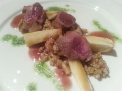 Peuran file, tattiohratto/risotto