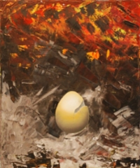 Feeniksin muna, 38 x 46 cm