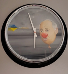 Napakymppi - kello, n.65 x 65 cm