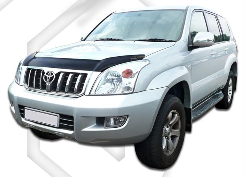 Капот land cruiser prado. Дефлектор капота Prado 120. Дефлектор капота на Land Cruiser Prado 120. Капот Toyota Land Cruiser Prado 120. Дефлектор капота Toyota Land Cruiser Prado (j120) Делфи.