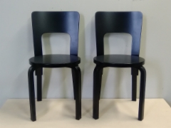 Aalto tuolit 66_musta