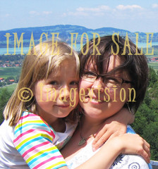 for sale mother and child hugging on holiday