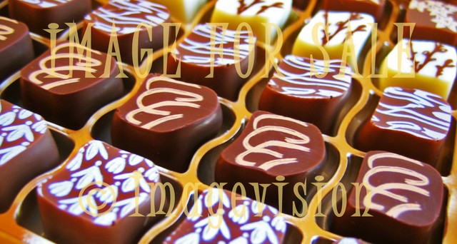 for sale brown and white chocolates_twisted