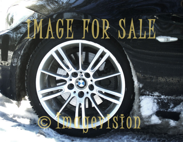 for sale car wheel on snow