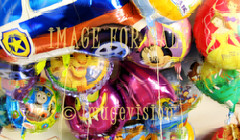 for sale colourful balloons_through glass