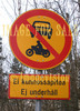 for sale traffic sign car and motorbike