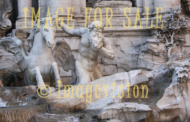 for sale merman and horse of trevi fountain